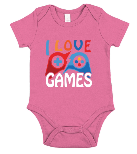 I love games Short Sleeve Baby One-Piece