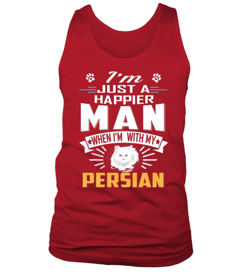 Happier Man With PERSIAN Tank Top Unisex