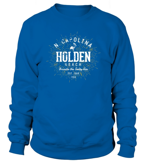 Retro Vintage Holden Beach Sweatshirt Unisex