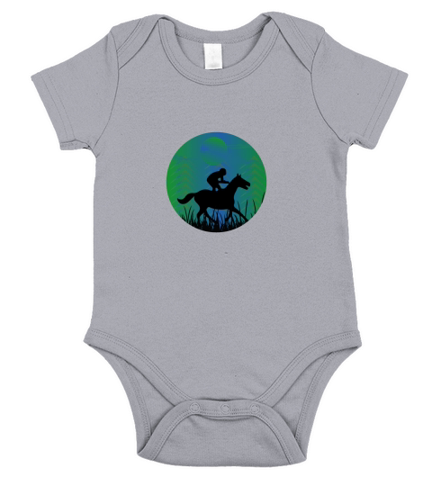 Horse retro(12) Short Sleeve Baby One-Piece
