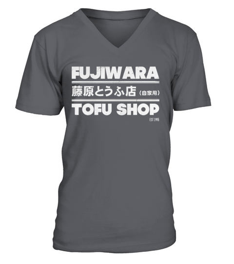 Fujiwara Tofu Shop V-Neck T-shirt