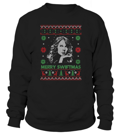 Vintage Merry Swiftmas Christmas Sweatshirt Unisex
