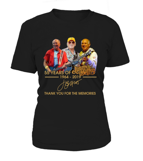 55 years of Jimmy Buffett 1964-2019 thank you for the memories Women's T-Shirt