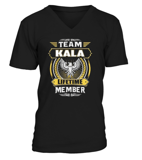 Team KALA lifetime member V-Neck T-shirt
