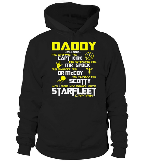 Daddy Super star Dad Papa Hero Fathers Day Gift Trek Shirts T Shirt Hoodie Unisex