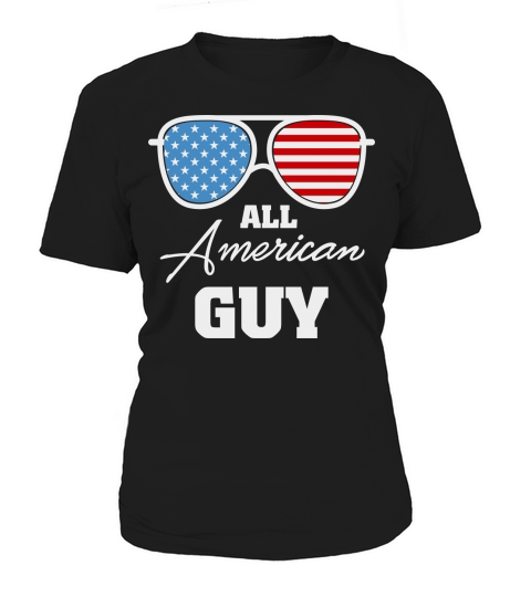All American Guy Sunglasses USA Women's T-Shirt