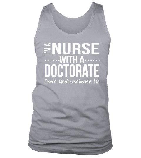 Nurse DNP PhD Doctorate Graduation Gift Graphic Shirt Women Tank Top Unisex
