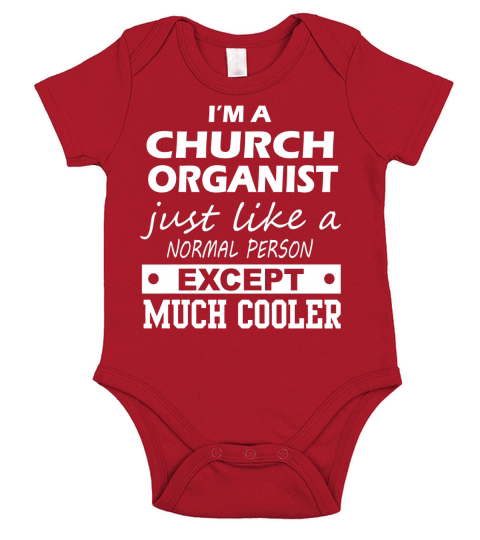 CHURCH ORGANIST Cooler Short Sleeve Baby One-Piece
