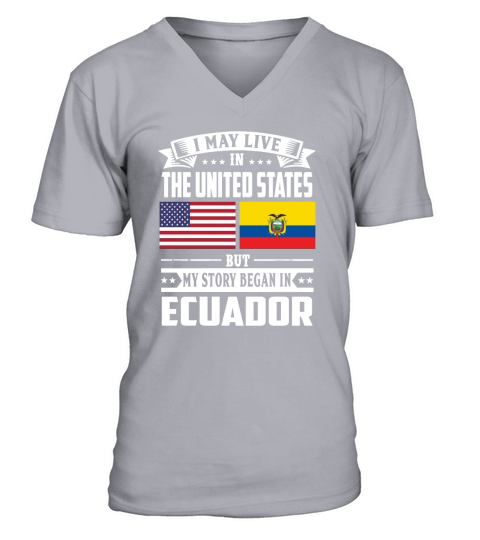 Ecuador V-Neck T-shirt
