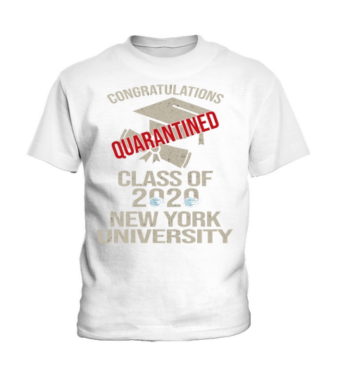 Funny 2020 Graduating Class New York University Retro Kids T-Shirt