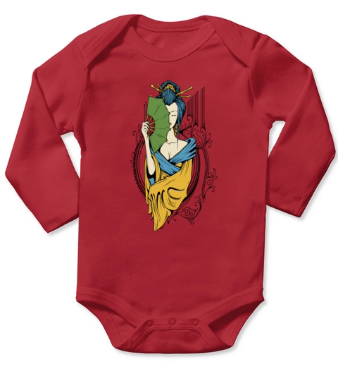 Japan geisha - Mens Premium T-Shirt Long Sleeve Baby One-Piece