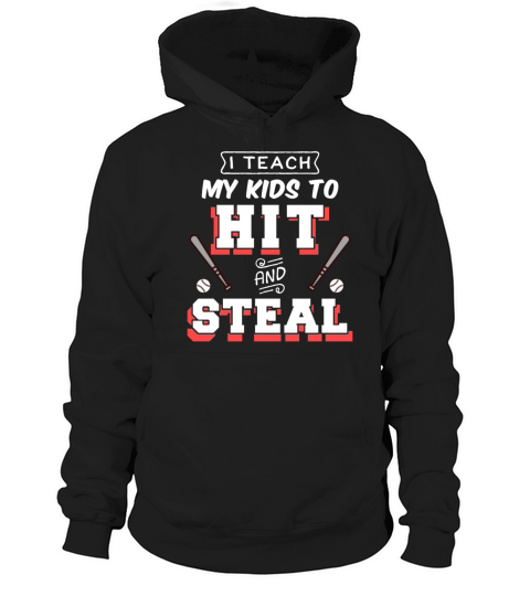 Baseball Parent Hit and Steal Apparel Hoodie Unisex