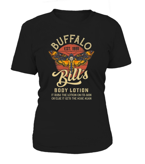 Buffalo-Bill Body Lotion Silence Lambs 355 Horror Funny Women's T-Shirt