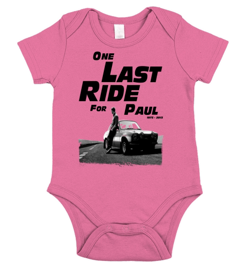 One last ride for paul walker - Mens Muscle T-Shirt Short Sleeve Baby One-Piece