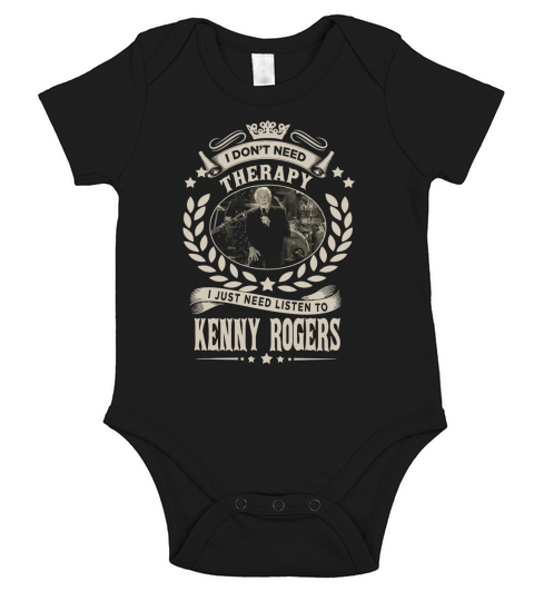 Kenny Rogers Short Sleeve Baby One-Piece