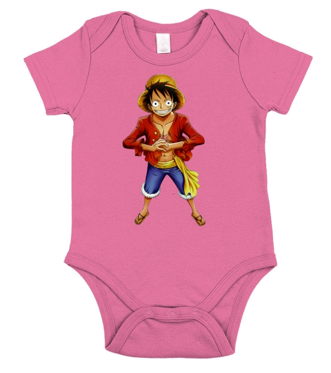 Monkey D Luffy T-Shirt Short Sleeve Baby One-Piece
