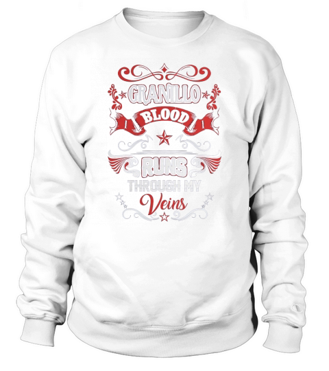 GRANILLO BLOOD RUNS THROUGH MY VEINS Sweatshirt Unisex