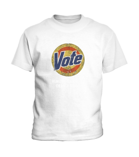 Anti Trump Vote Detergent Funny Vintage T Shirt Kids T-Shirt