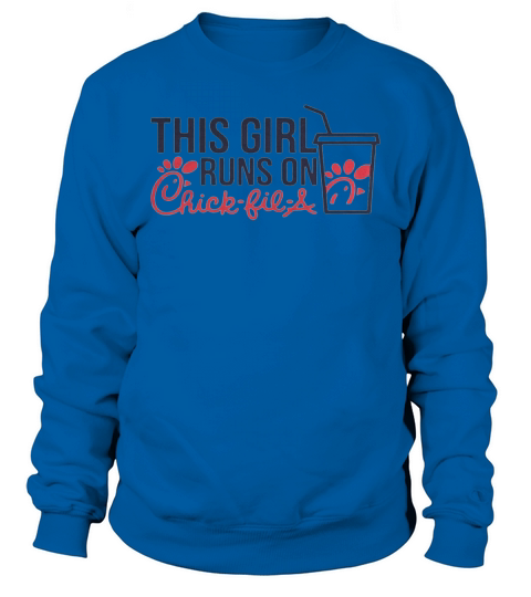 This Girl Runs on Chick Fil A Merch Sweatshirt Unisex