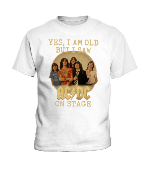 Yes I Am Old But I Saw ACDC On Stage Kids T-Shirt