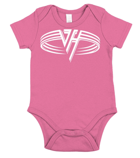 Van Halen Tribute Logo Short Sleeve Baby One-Piece
