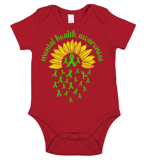 Mental health awareness(1) Short Sleeve Baby One-Piece