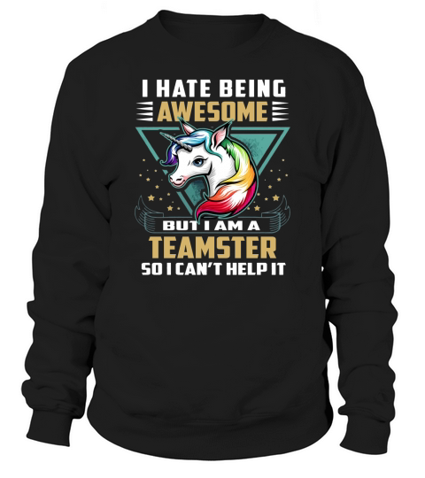 TEAMSTER Job Unicorn Sweatshirt Unisex