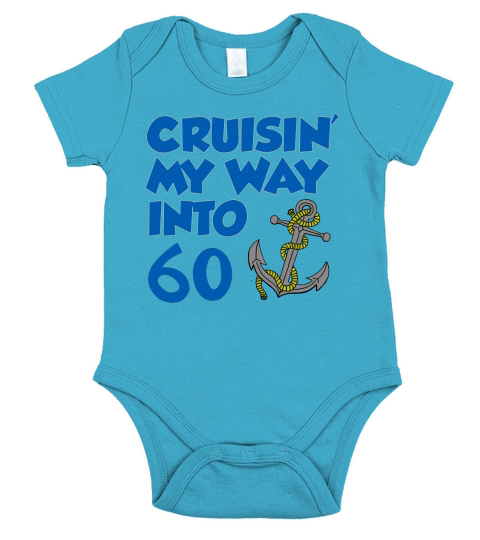 Cruising My Way Into, Custom Design Template Short Sleeve Baby One-Piece