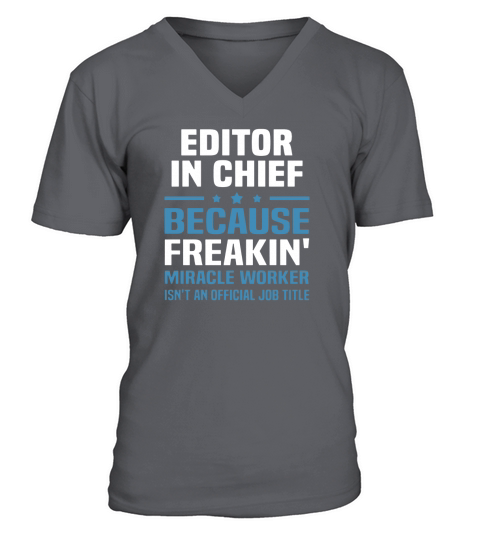 Editor in Chief V-Neck T-shirt