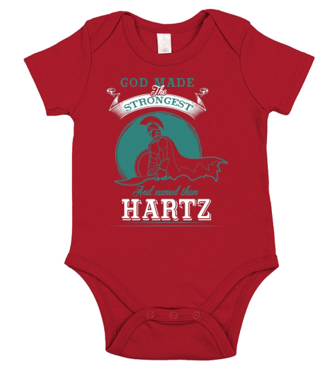 HARTZ shirt, HARTZ Family Name, HARTZ Funny Name Gifts T Shirt Short Sleeve Baby One-Piece