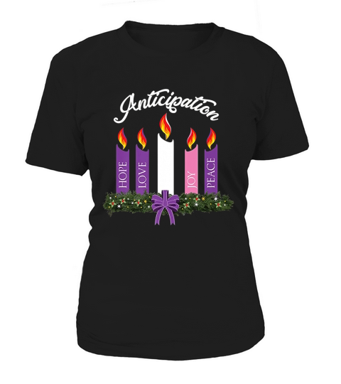 Premium Advent Wreath Candles Best Christian Gifts Christmas shirt Women's T-Shirt