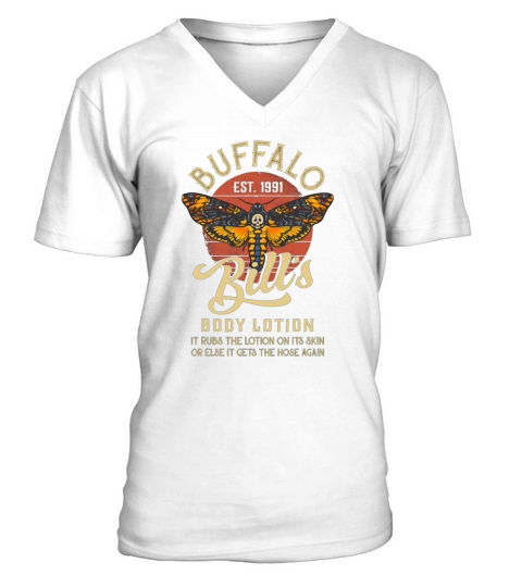 Buffalo-Bill Body Lotion Silence Lambs 355 Horror Funny V-Neck T-shirt
