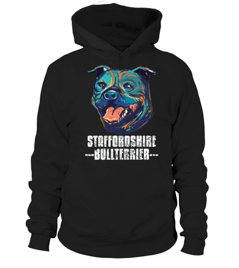 Staffordshire Bull Terrier Vintage Hoodie Unisex