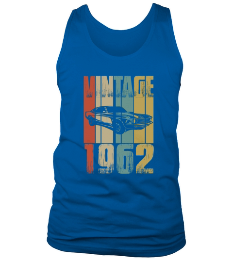 Vintage Made In 1962 Birthday TShirt Tank Top Unisex