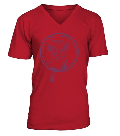 Crazy Horse Tshirt V-Neck T-shirt