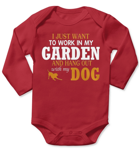 Work Garden Shirt Long Sleeve Baby One-Piece