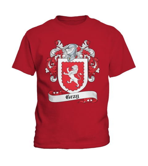 Gray Family Crest Scottish Family Crests Kids T-Shirt