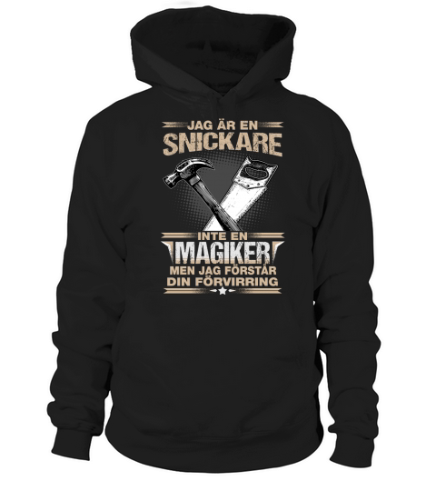 Snickare inte en magiker men jag forstar din forvirring Hoodie Unisex