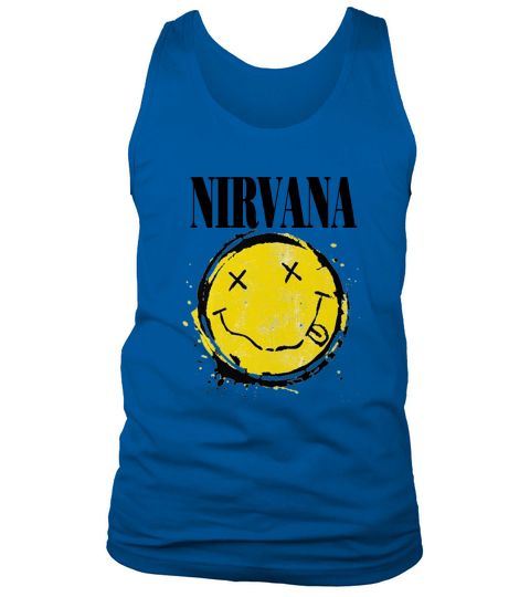 Nirvana Smiley Splat - Unisex Long Sleeve Tank Top Unisex