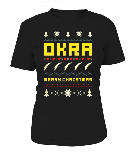OKRA Ugly Christmas Sweater Vintage Retro Style T-Shirt Women's T-Shirt