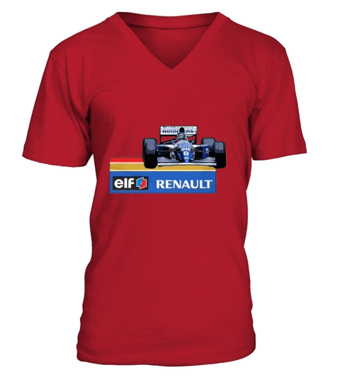 F1 Retro Formula Grand Prix One Mens Legend Classic 1 Gp Hill Team V-Neck T-shirt