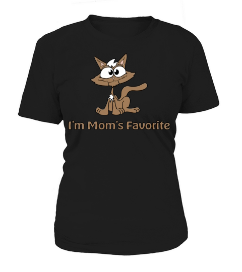 Im Moms Favorite Funny Cat Women's T-Shirt