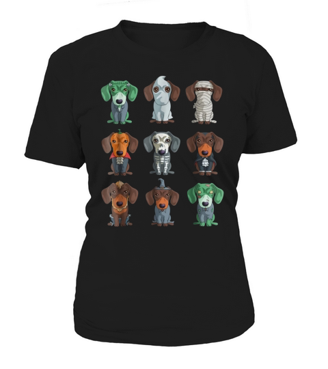 Dachshund Halloween T-Shirt Women's T-Shirt