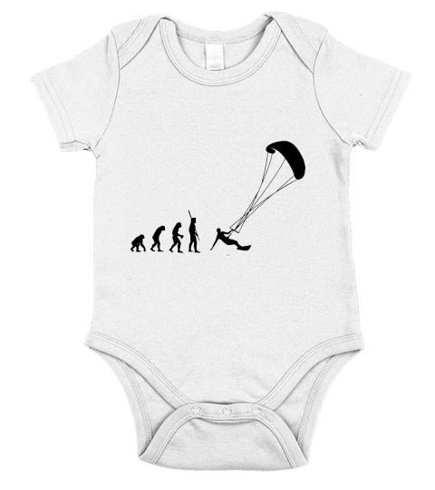 Evolution kite surfing Shirt Short Sleeve Baby One-Piece