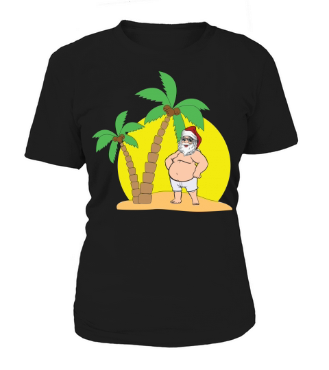 Santa Summer Swimsuit Xmas In Women's T-Shirt