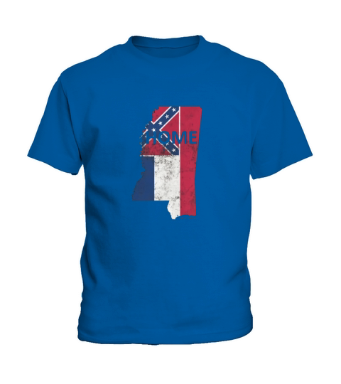 Home - Mississippi Flag T-Shirt Kids T-Shirt