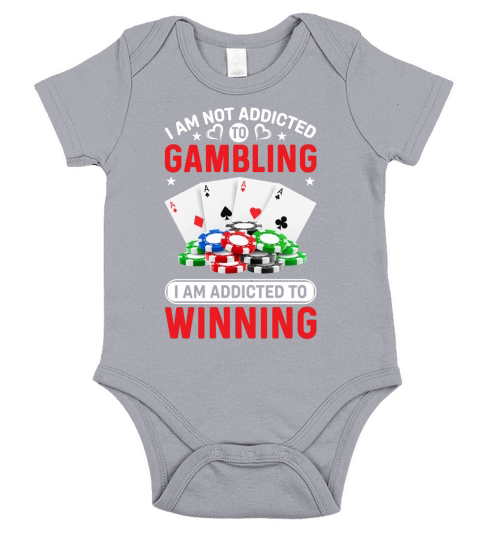 I am not addicted to gambling Short Sleeve Baby One-Piece