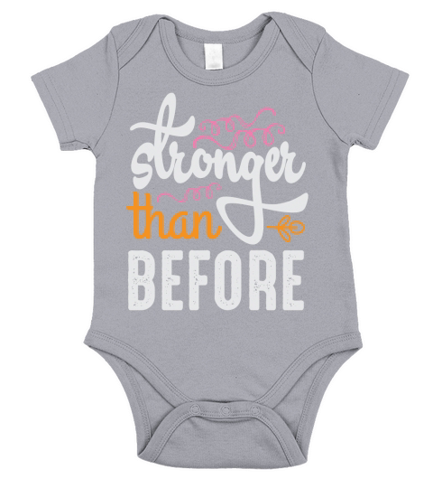 Stronger Than Before Short Sleeve Baby One-Piece