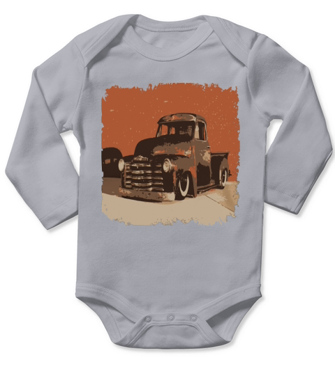 50TH CHEVY Long Sleeve Baby One-Piece
