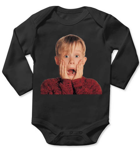 Home Alone Long Sleeve Baby One-Piece